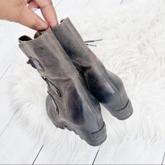 🆕 Sorel Joan Of Arctic Platform Wedge Boot Sz 10 - Picture 5 of 6
